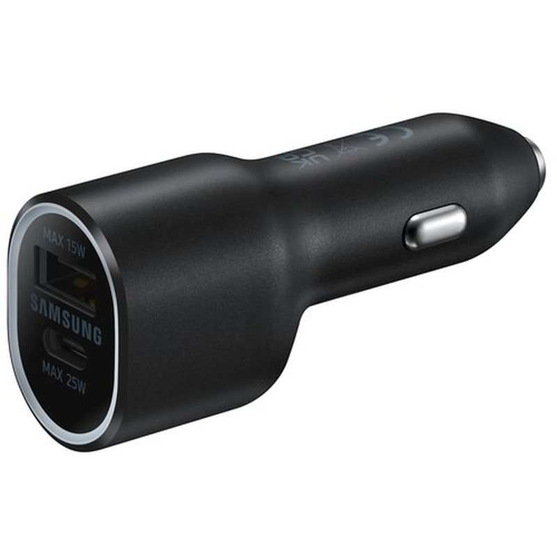 
Automobilinis pakrovėjas cigarečių degiklio lizdui 2x USB 25W, juodas
