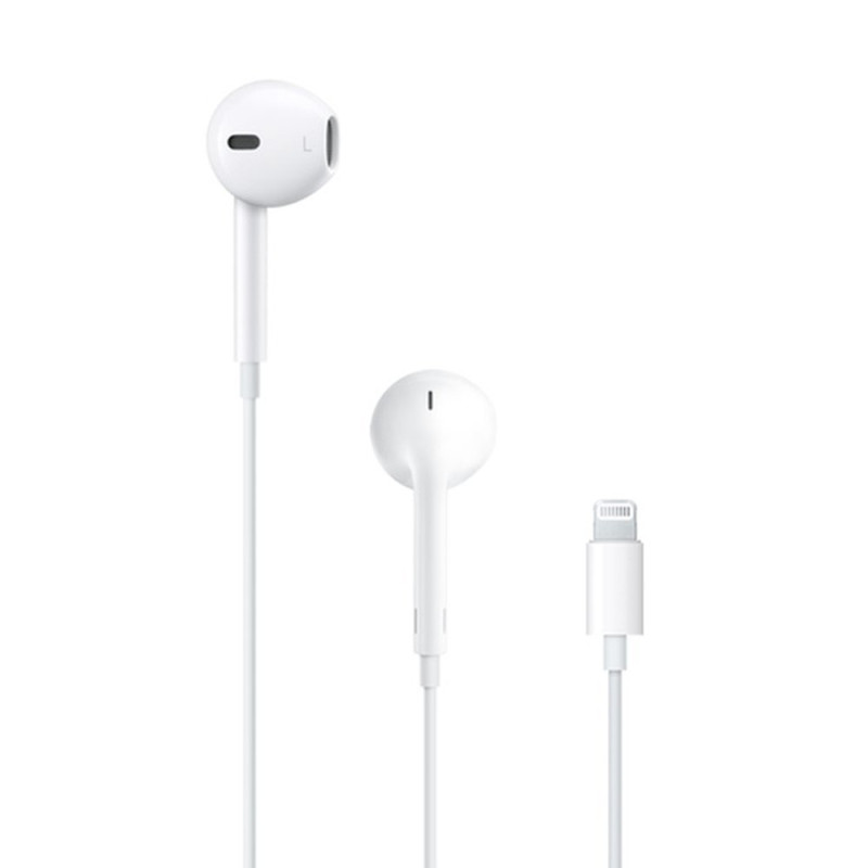 Apple EarPods su Lightning antgaliu iPhone, balta