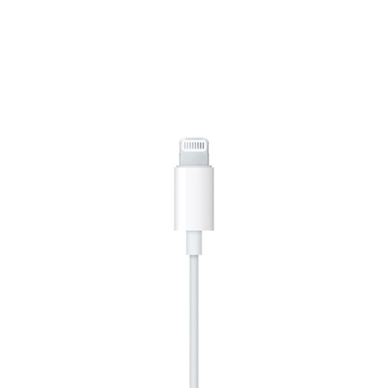 Apple EarPods su Lightning antgaliu iPhone, balta