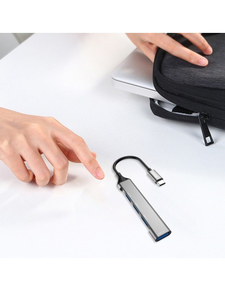 HUB skirstytuvo adapteris iš USB-C lizdo į 4x USB, juodas, pilkas
 
HUB skirstytuvo adapteris iš USB-C lizdo į 4x USB, juodas, pilkas