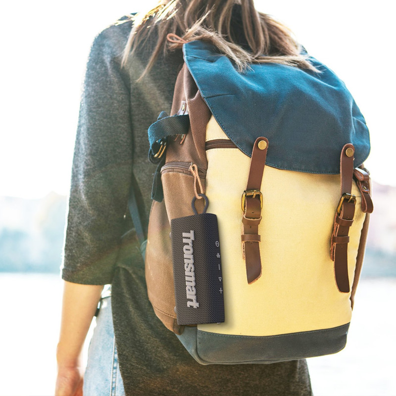 Trip belaidis garsiakalbis Bluetooth 5.3 vandeniui atsparus IPX7 10W žalia kamufliažas