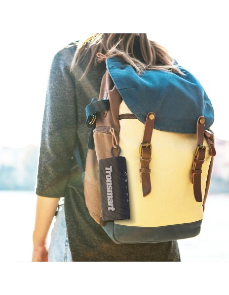 Trip belaidis garsiakalbis Bluetooth 5.3 vandeniui atsparus IPX7 10W žalia kamufliažas