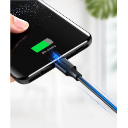 
USB laidas - USB-C 2A 1m juodas
