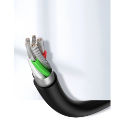 
USB laidas - USB-C 2A 1m juodas
