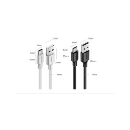 
USB laidas - USB-C 2A 1m juodas
