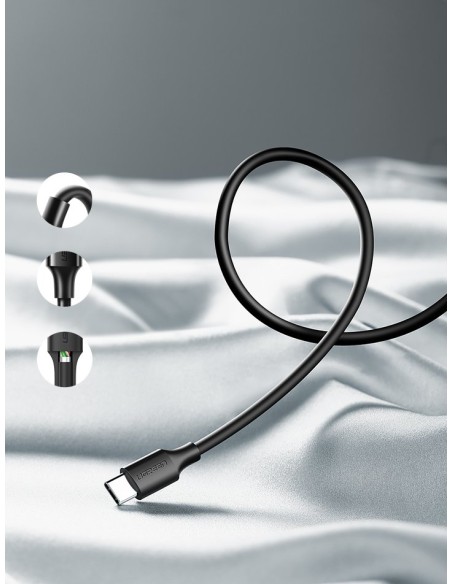 
USB laidas - USB-C 2A 2m juodas
