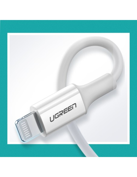 Kabelis iPhone MFi USB-C - Lightning 20W 3A 1m baltas
 
Kabelis iPhone MFi USB-C - Lightning 20W 3A 1m baltas