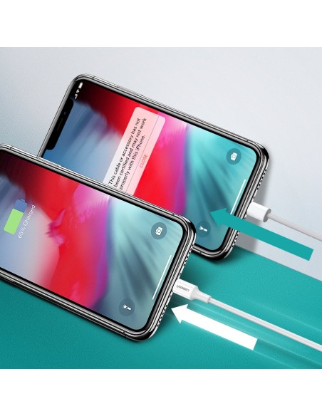 Kabelis iPhone MFi USB-C - Lightning 20W 3A 1m baltas
 
Kabelis iPhone MFi USB-C - Lightning 20W 3A 1m baltas
