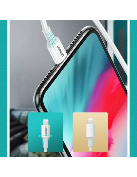 Kabelis iPhone MFi USB-C - Lightning 20W 3A 1m baltas
 
Kabelis iPhone MFi USB-C - Lightning 20W 3A 1m baltas