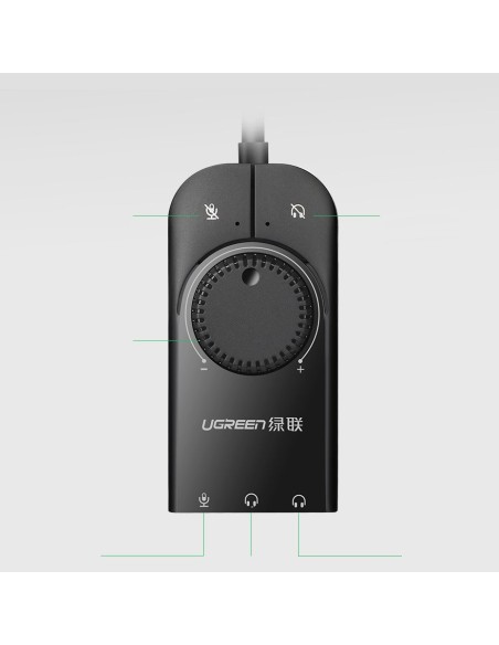 Išorinės garso plokštės adapteris USB - 3,5 mm mini lizdas su garsumo valdikliu 15cm juodas
 
Išorinės garso plokštės adapteris USB - 3,5 mm mini lizdas su garsumo valdikliu 15cm juodas