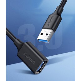 
USB 3.0 kabelio ilgintuvas 1,5 m, juodas
