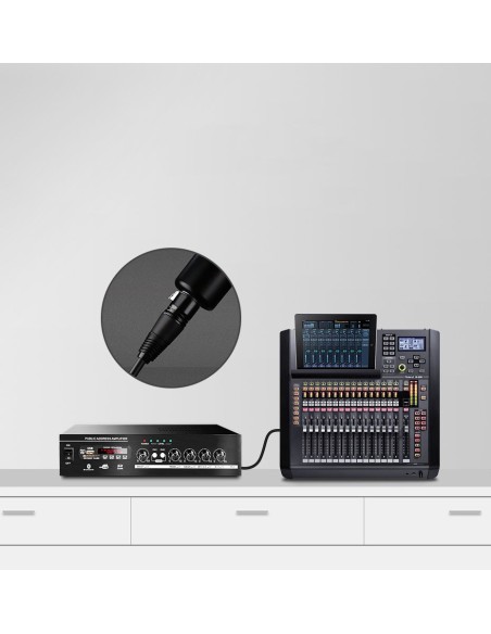 
Garso ilgintuvas XLR mikrofonui, 2m, juodas
