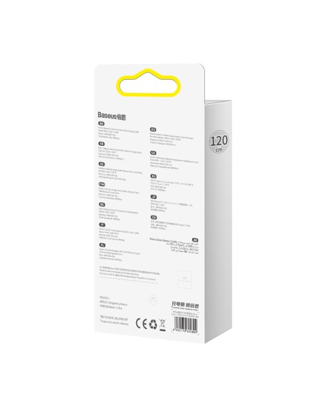 
USB – USB-C laidas greitam įkrovimui ir duomenų perdavimui 100W 1,2m juodas
