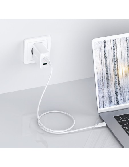 2in1 Sieninis įkroviklis 2x USB-C USB 65W + baltas USB-C laidas
 
2in1 Sieninis įkroviklis 2x USB-C USB 65W + baltas USB-C laidas