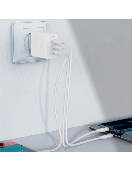 2in1 Sieninis įkroviklis 2x USB-C USB 65W + baltas USB-C laidas
 
2in1 Sieninis įkroviklis 2x USB-C USB 65W + baltas USB-C laidas