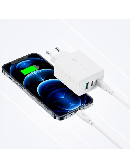 2in1 Sieninis įkroviklis 2x USB-C USB 65W + baltas USB-C laidas
 
2in1 Sieninis įkroviklis 2x USB-C USB 65W + baltas USB-C laidas