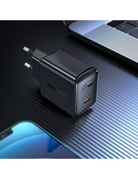 GaN USB-C 30W PD QC 3.0 AFC FCP sieninis įkroviklis juodas
 
GaN USB-C 30W PD QC 3.0 AFC FCP sieninis įkroviklis juodas