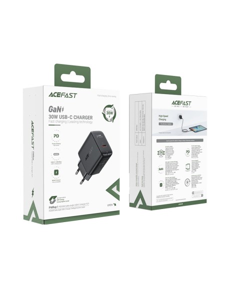 GaN USB-C 30W PD QC 3.0 AFC FCP sieninis įkroviklis juodas
 
GaN USB-C 30W PD QC 3.0 AFC FCP sieninis įkroviklis juodas