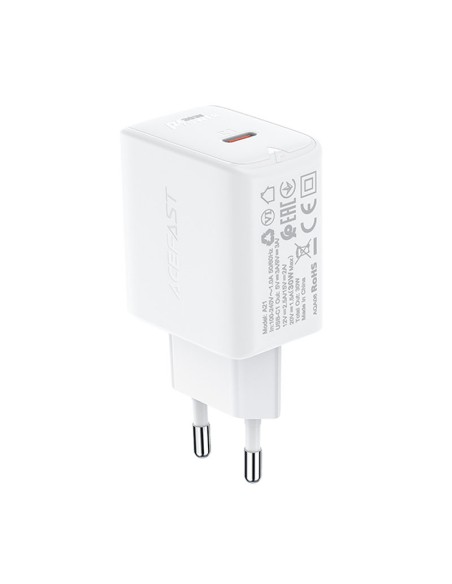 GaN USB-C 30W PD QC 3.0 AFC FCP tinklo įkroviklis baltas
 
GaN USB-C 30W PD QC 3.0 AFC FCP tinklo įkroviklis baltas