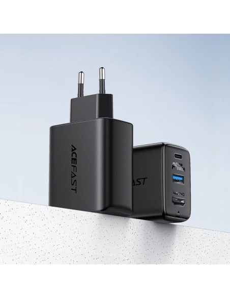 
2in1 įkroviklis su USB-C laidu + USB-C - HDMI 4K adapteris, juodas
