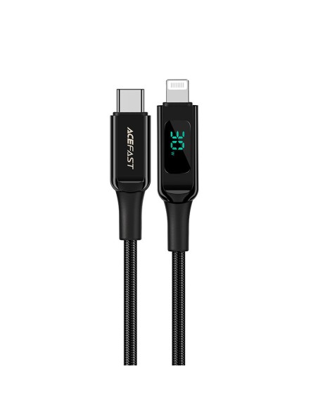 Pintas kabelis su LED ekranu iPhone MFI USB-C - Lightning 1.2m 30W 3A juodas
 
Pintas kabelis su LED ekranu iPhone MFI USB-C - Lightning 1.2m 30W 3A juodas