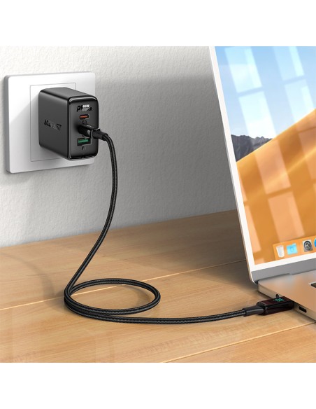 Pintas kabelis su LED ekranu iPhone MFI USB-C - Lightning 1.2m 30W 3A juodas
 
Pintas kabelis su LED ekranu iPhone MFI USB-C - Lightning 1.2m 30W 3A juodas