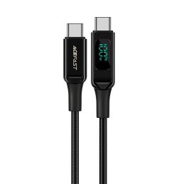 
Pintas laidas su LED ekranu USB-C 100W 20V 5A 2m juodas
