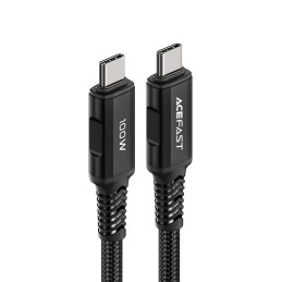 
Pintas kabelis USB-C 100W 20V 5A 2m juodas
