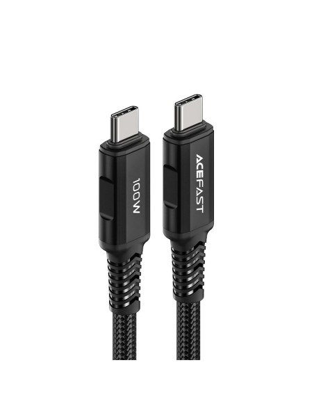 
Pintas kabelis USB-C 100W 20V 5A 2m juodas
