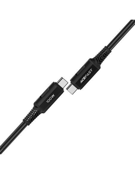 
Pintas kabelis USB-C 100W 20V 5A 2m juodas
