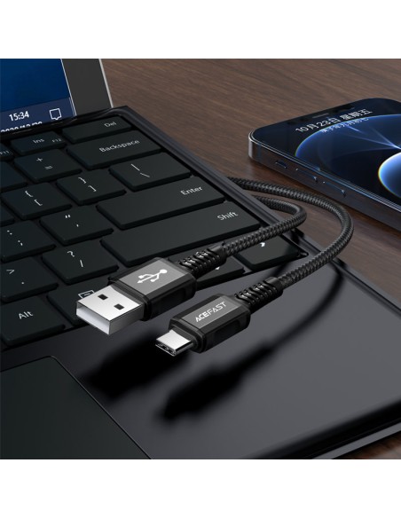 Pintas kabelis USB - USB-C 3A 1,2m juodas
 
Pintas kabelis USB - USB-C 3A 1,2m juodas