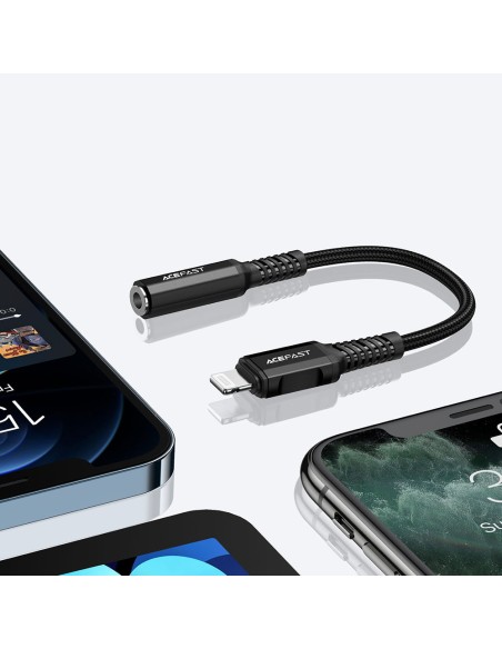 AUX garso adapteris iPhone MFI Lightning - 3,5 mm mini lizdas 18 cm juodas
 
AUX garso adapteris iPhone MFI Lightning - 3,5 mm mini lizdas 18 cm juodas