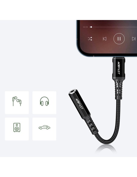 AUX garso adapteris iPhone MFI Lightning - 3,5 mm mini lizdas 18 cm juodas
 
AUX garso adapteris iPhone MFI Lightning - 3,5 mm mini lizdas 18 cm juodas