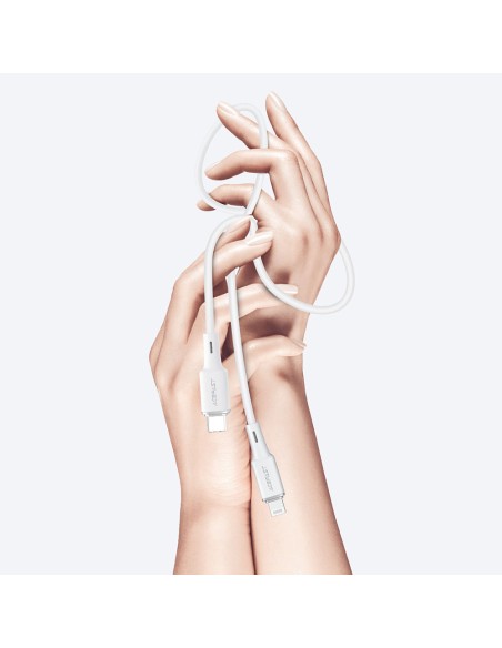 
Kabelis iPhone MFI USB-C - Lightning 30W 3A 1,2m juodas
