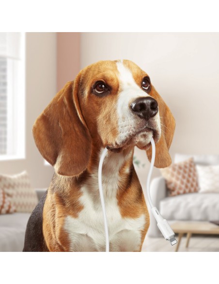 
Kabelis iPhone MFI USB-C - Lightning 30W 3A 1,2m juodas
