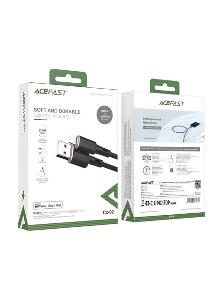 Kabelis iPhone MFI USB - Lightning 2.4A 1.2m juodas
 
Kabelis iPhone MFI USB - Lightning 2.4A 1.2m juodas