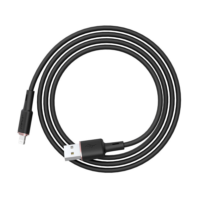Kabelis iPhone MFI USB - Lightning 2.4A 1.2m baltas