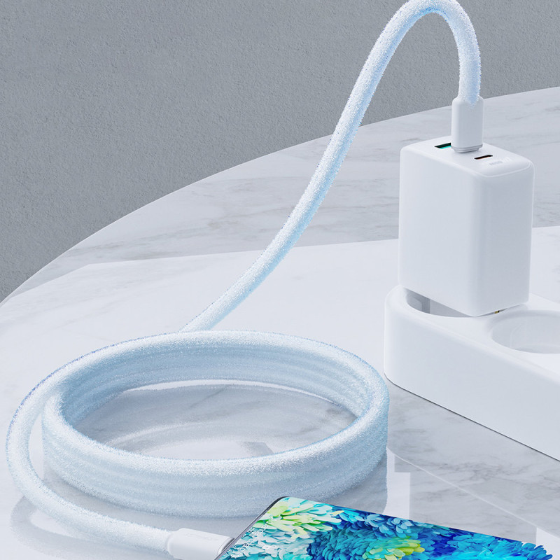 USB-C laidas 60W 20V 3A 1,2m baltas