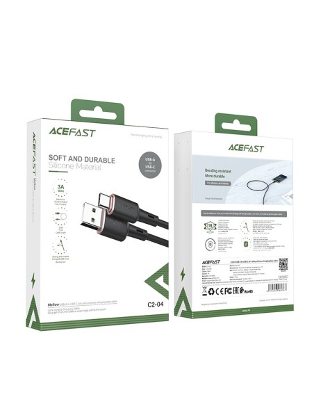 USB laidas – USB-C 3A 1,2m juodas
 
USB laidas – USB-C 3A 1,2m juodas
