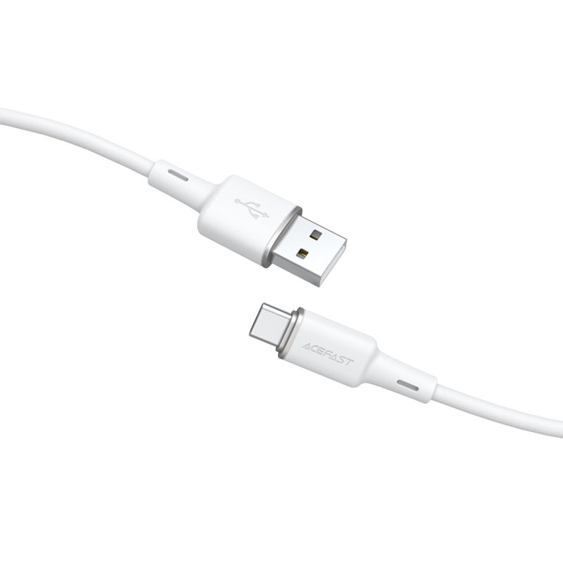 USB laidas – USB-C 3A 1,2m baltas