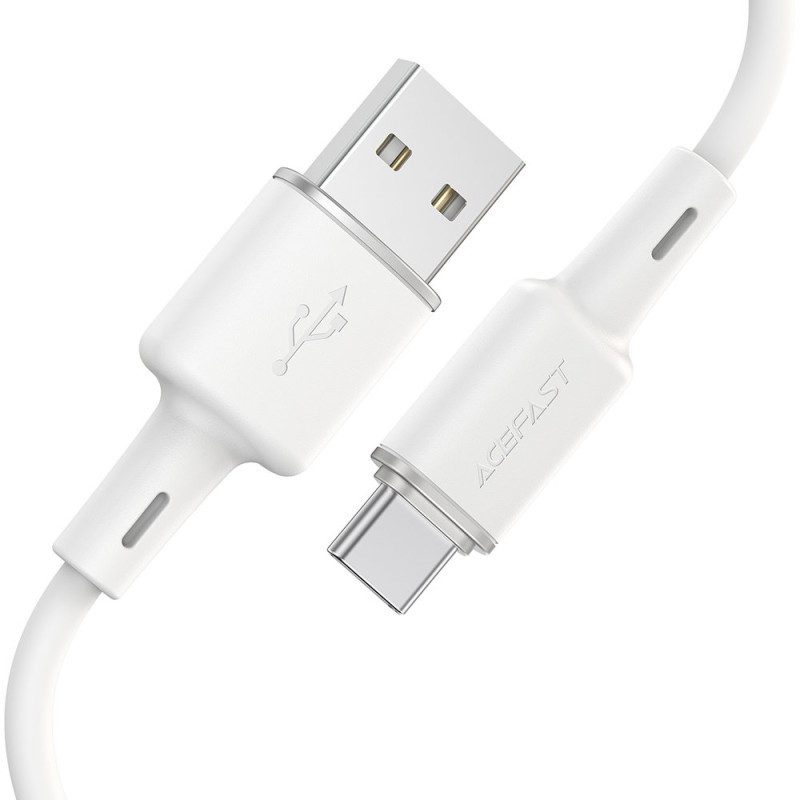 USB laidas – USB-C 3A 1,2m baltas