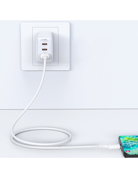 USB laidas – USB-C 3A 1,2m baltas
 
USB laidas – USB-C 3A 1,2m baltas