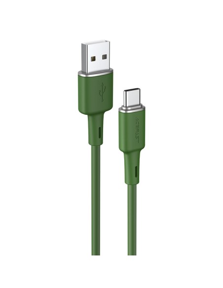 USB laidas – USB-C 3A 1,2 m alyvuogių žalios spalvos
 
USB laidas – USB-C 3A 1,2 m alyvuogių žalios spalvos