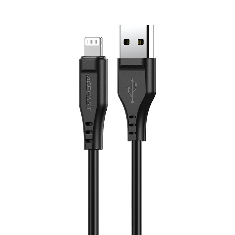 Kabelis iPhone MFI USB - Lightning 2.4A 1.2m juodas
Kabelis iPhone MFI USB - Lightning 2.4A 1.2m juodas