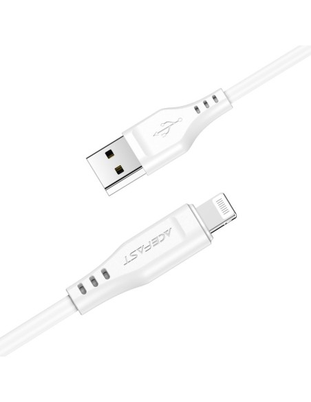 
Kabelis iPhone MFI USB - Lightning 2.4A 1.2m juodas
