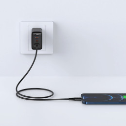 
Kabelis iPhone MFI USB - Lightning 2.4A 1.2m baltas

