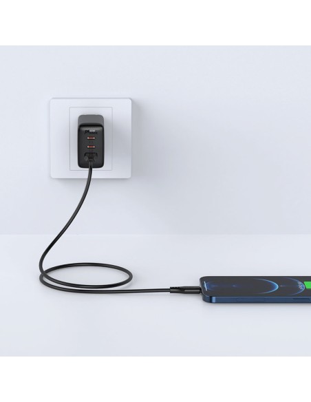 
Kabelis iPhone MFI USB - Lightning 2.4A 1.2m baltas
