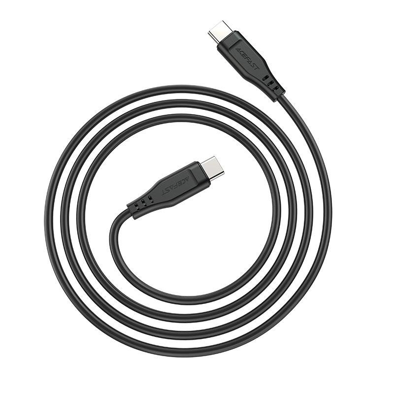 USB-C telefono laidas 60W 20V 3A 1,2m baltas