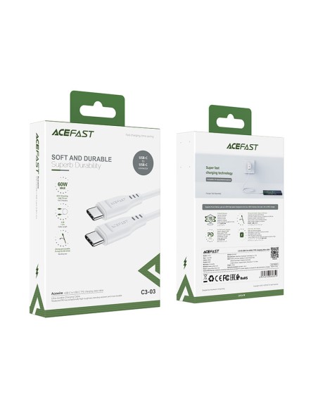 USB-C telefono laidas 60W 20V 3A 1,2m baltas
 
USB-C telefono laidas 60W 20V 3A 1,2m baltas