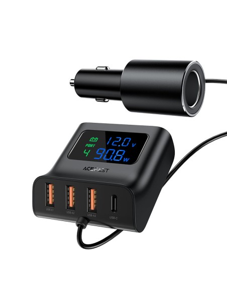 Automobilinio įkroviklio įkrovimo stotelė 90W USB-C 3x USB QC 3.0 juoda
 
Automobilinio įkroviklio įkrovimo stotelė 90W USB-C 3x USB QC 3.0 juoda